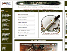 Tablet Screenshot of bp-outdoors.com